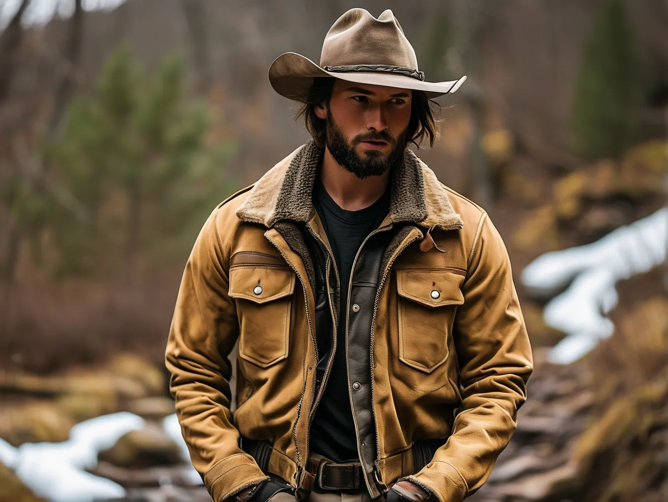 Adventure Bound Originals Leather Jacket by Wilson - Rugged Outdoor Style
