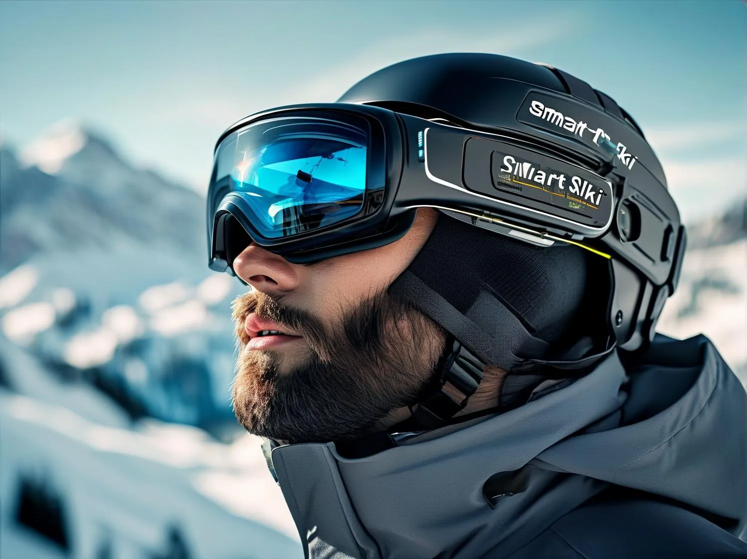 Smart Ski Goggles with HUD Display & GPS Tracking - Slope-Ready Tech