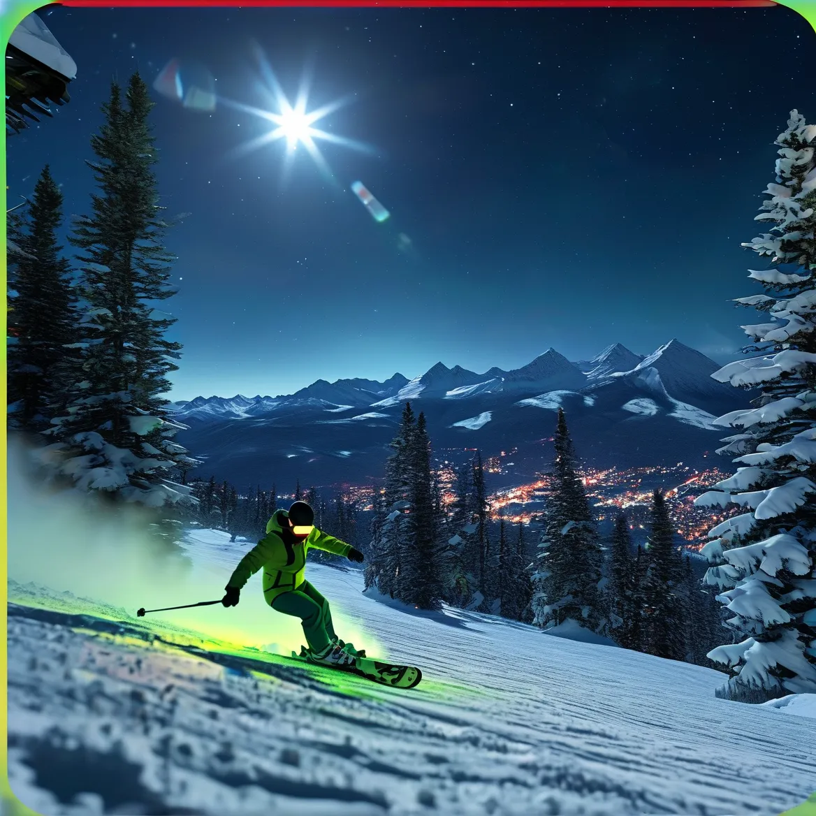 Night Goggles Skiing - Pro Night Vision for Slopes & Trails