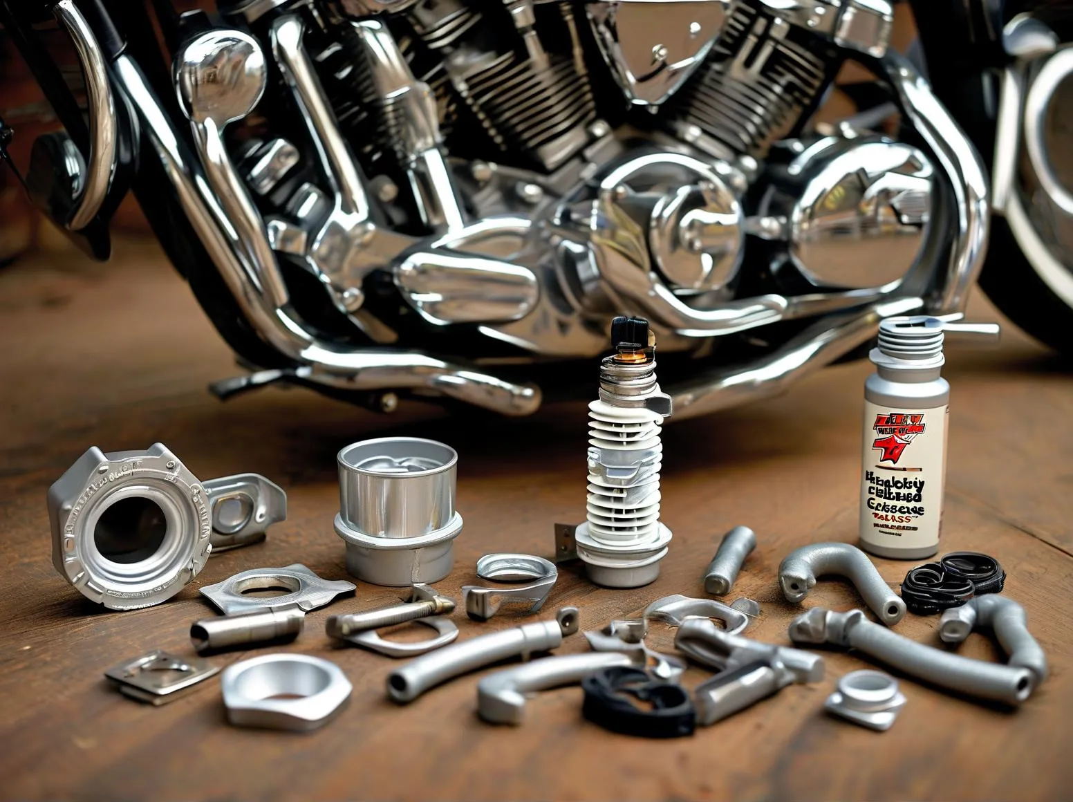 Harley Davidson Oil Filter Relocation Kit - Enhanced Engine Access