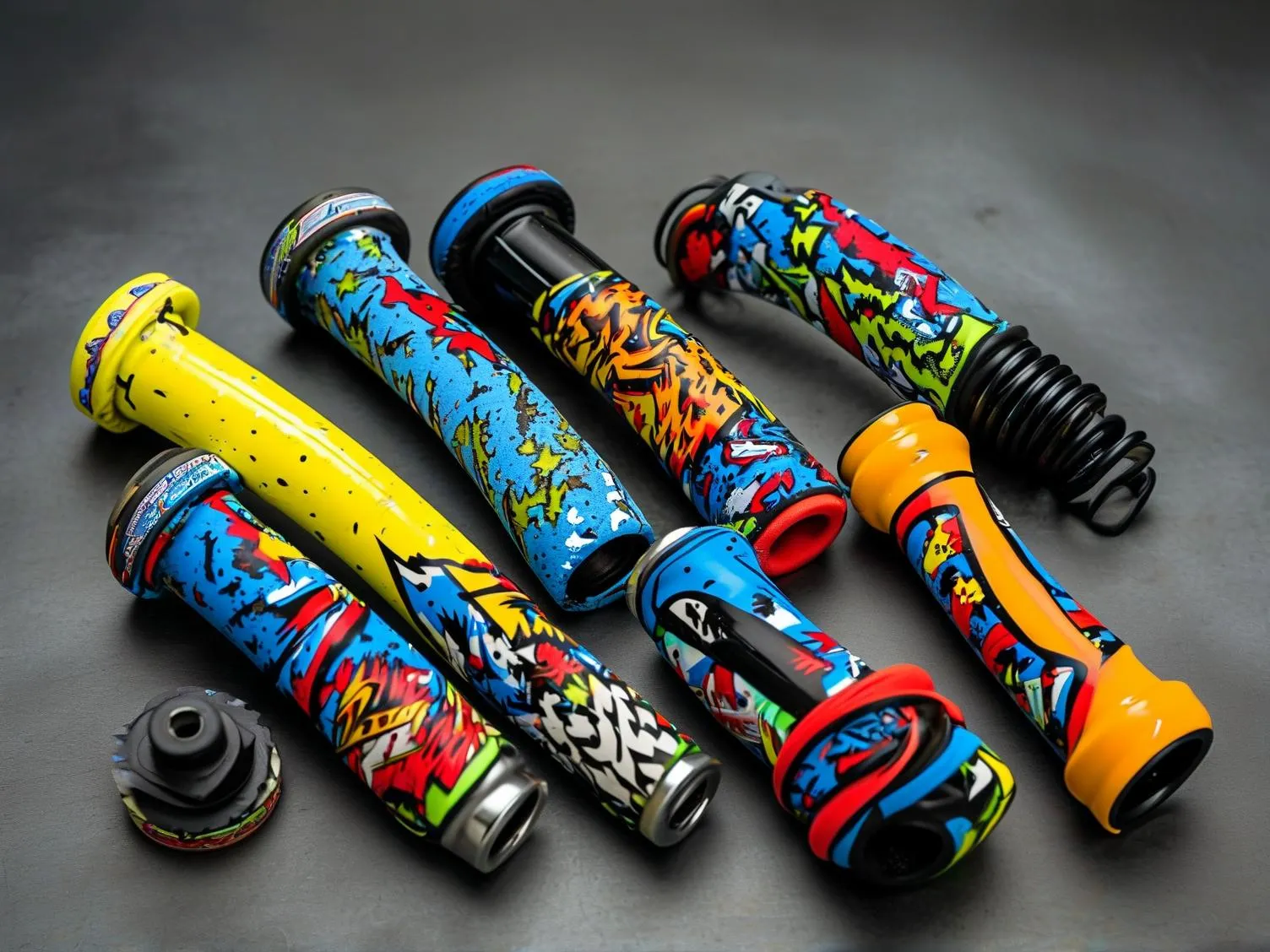 Dirt Bike Handlebar Grips: Non-Slip Shock-Absorbing Grip Control