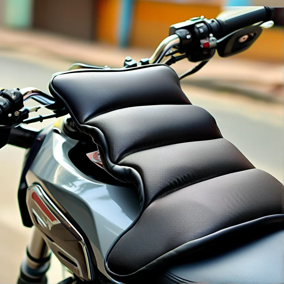 Motorcycle Gel Seat Cushion - Shock-Absorbing Comfort for Long Rides