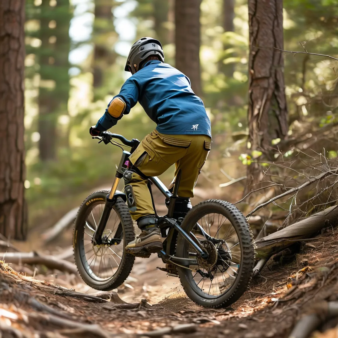MTB Pants with Knee Pads - Ride-Ready Protection & Comfort