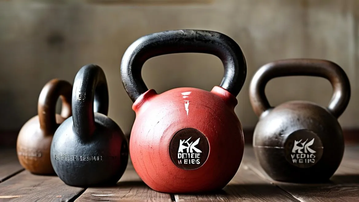 Kettlebell Red Premium Fitness Weights for Home Gym Training