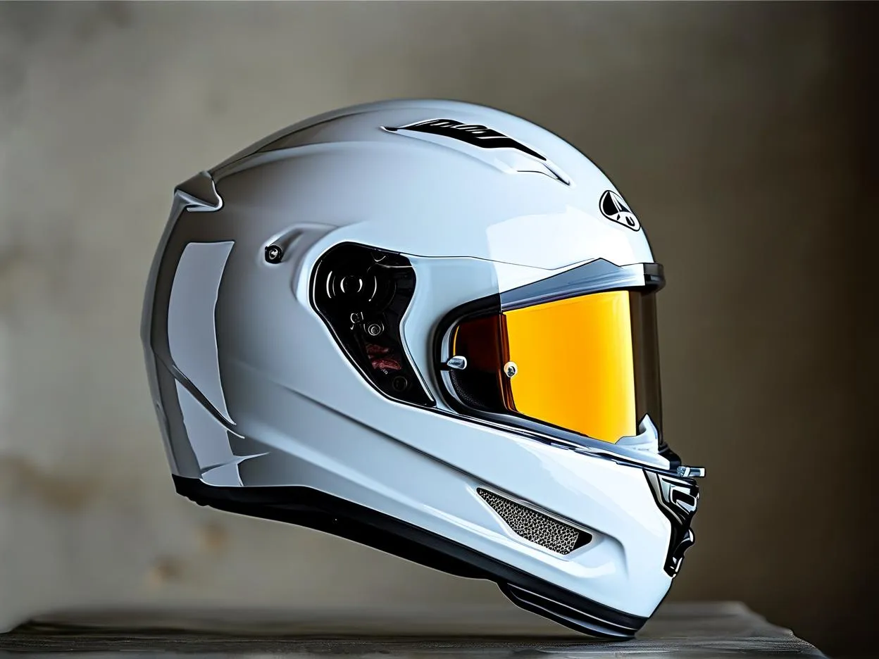 White Full Face Motorcycle Helmets | Lightweight Safety Certified