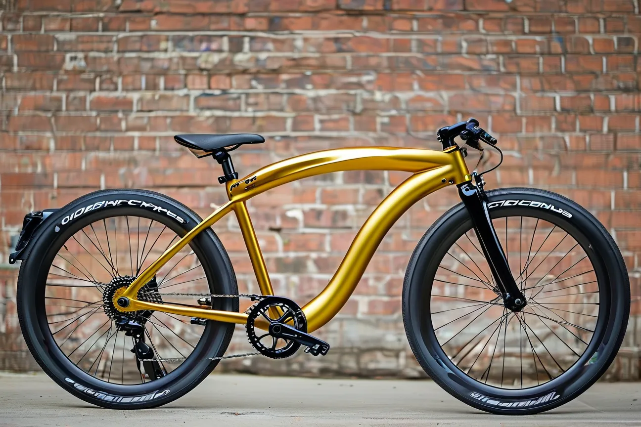 Golden Cycles Fixed Gear Bike - Lightweight Urban Commuter Ride