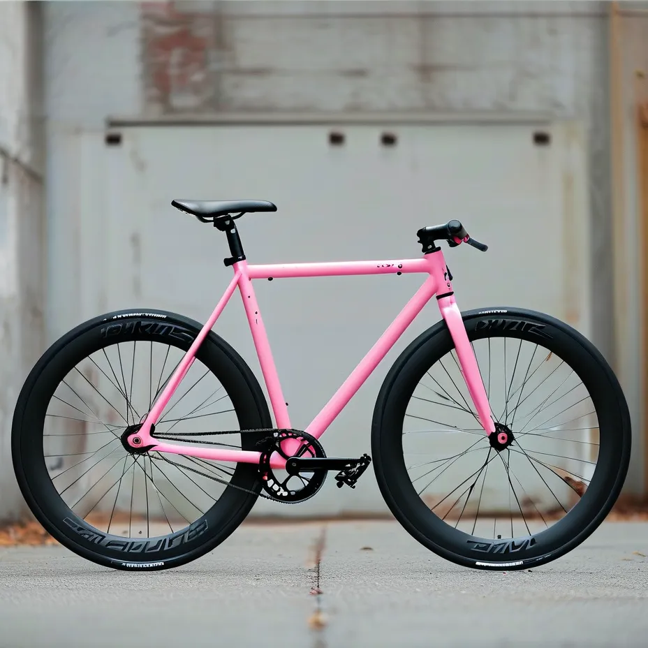 Pink Fixed Gear Bike | Lightweight Urban Commuter