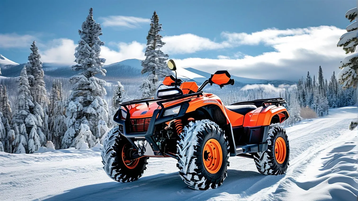 Snowmobile Wheel Kit - All-Terrain Conversion for Year-Round Use