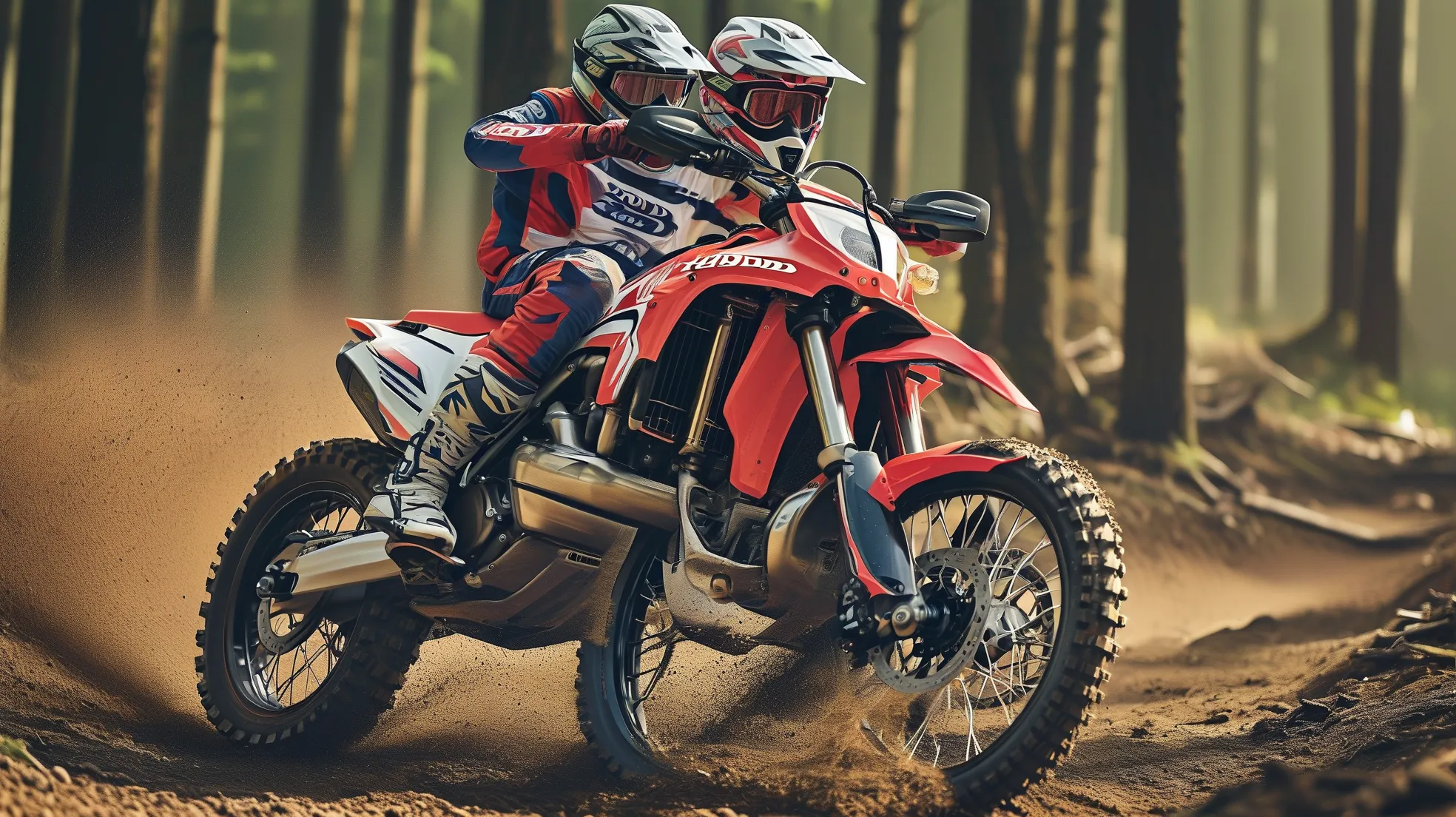 Honda 2 Stroke Motorcycles Lightweight Powerful Off-Road Dirt Bikes