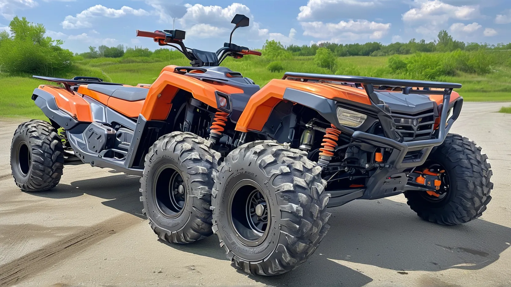 Aluminum Four Wheeler Ramps - Heavy Duty Lightweight ATV/UTV Loading