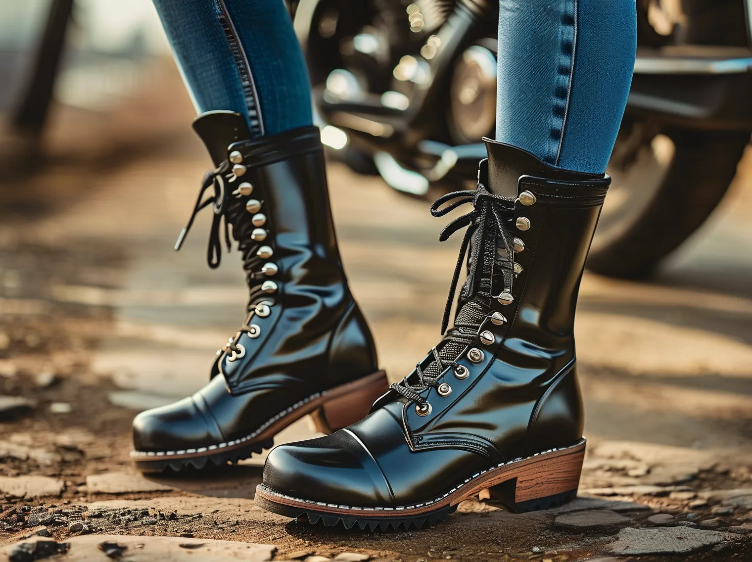 Milwaukee Women's Motorcycle Boots - Waterproof Riding Footwear