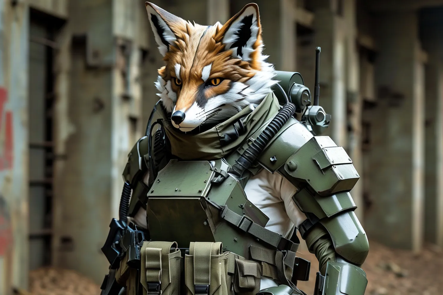 Gray Fox Metal Gear Cosplay Costume - Premium Quality Halloween Outfit