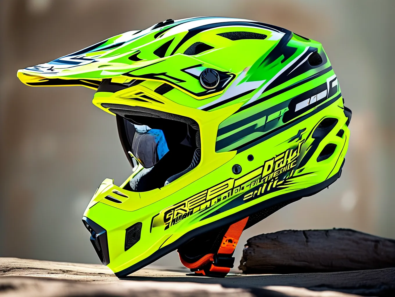 Green Dirt Bike Helmets | Lightweight & Ventilated MTB Gear