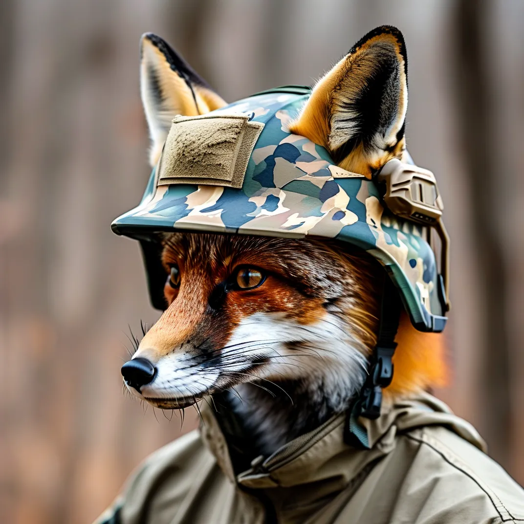 Fox Camo Helmet for Hunting & Outdoor | Lightweight Design